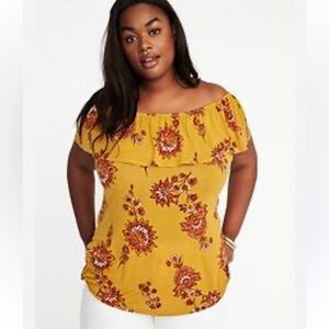 Floral Off The Shoulder Top